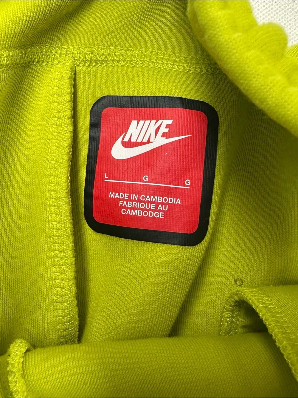 Nike Tech Sweatsuit Youth Boy Large Volt Green Joggers Hoodie Fleece Active